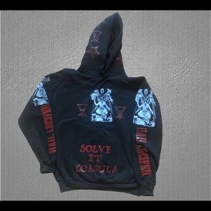 Baphomet hoodie MEDIUM size solve Et coagula